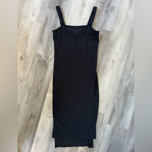 🌻 The Drop Black Ribbed Tank Dress 🌻